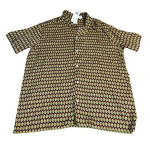 Levi's Mens Relaxed Fit Cactus Print Short Sleeve Button Up Shirt XL